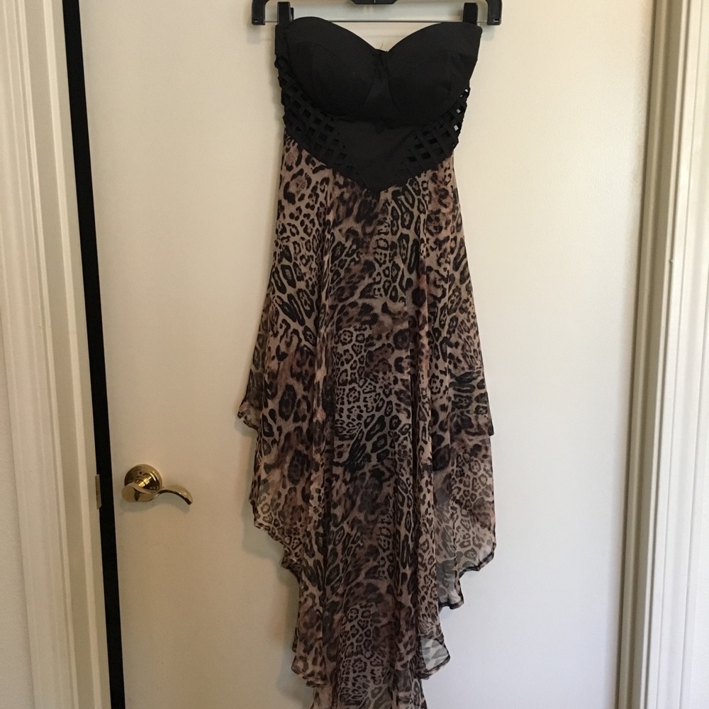 Y2k Leopard print summer dress